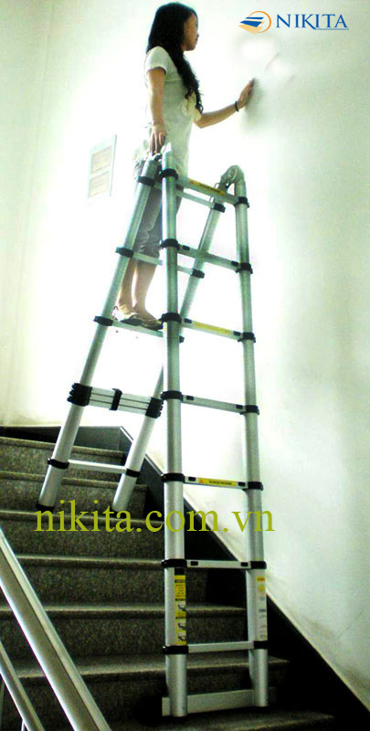 thang nhôm rút đôi nikita