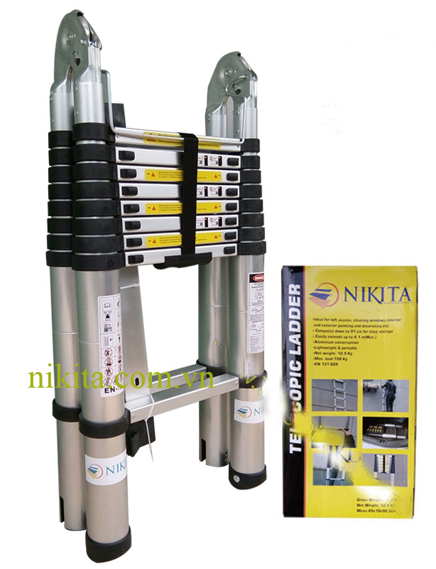 Thang nhôm rút đôi Nikita56ai