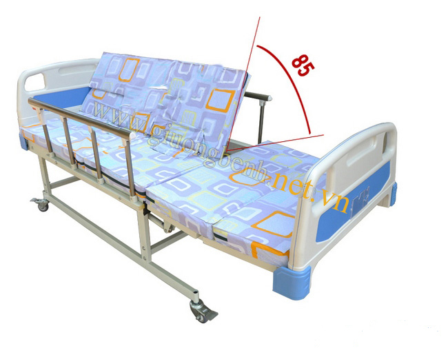  chức năng nghiêng người của giường bệnh nhân nikita 4 tay quay dcn-04